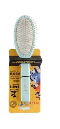 Long Haired Cat Dog Solid Wood Comb  Draw Hair Groomer (Color: green)