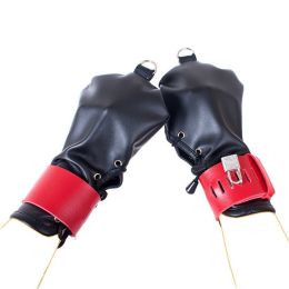 Dog Hand Conditioning Can Lift Binding Restraint Leather Gloves (Option: Style1)