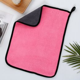 Pet Plus-sized Size Shower Bath Towel (Option: Pink-60 30cm)