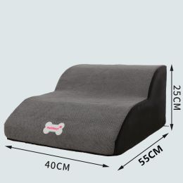 Small Dog Teddy On The Sofa To Bed Climbing Ladder Slope Model (Option: 2layers grey-Separate coat)