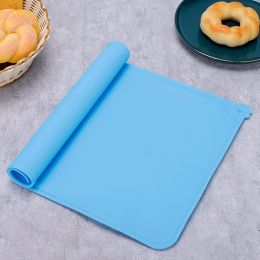 Silicone Paw Pads With Holes Dog And Cat Food Utensils Placemats (Option: Blue-47x30CM)