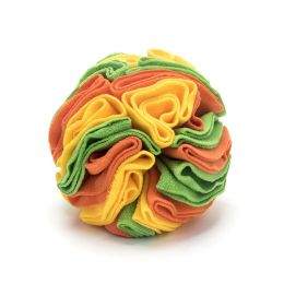 Dog Sniffing Ball Plush Toy (Option: Yellow orange green-20cm)