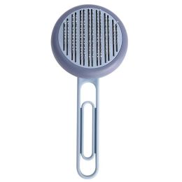 Pet Hair Removal And Cleaning Comb (Color: Blue)