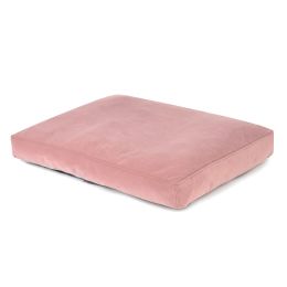 Thickened Warm Dog Kennel Removable Washable Cotton Pad (Option: Pink cushion-L 109x78x19cm)