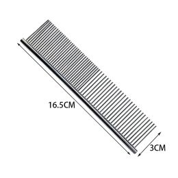 Pet Stainless Steel Needle Comb (Option: CW03009)