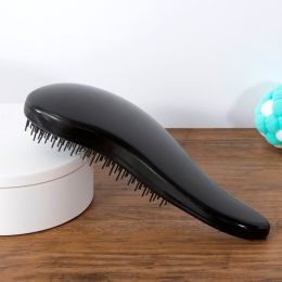 Pet Massage Comb Bath Brush Supplies (Option: Classic Black Minimalist)