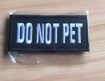 Pet Embroidered Badge Cloth Sticker (Option: Black-Style C)