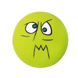 Round Cake Latex Dog Voice Toy Cartoon (Color: green)