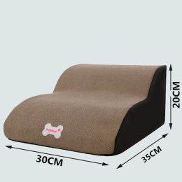 Small Dog Teddy On The Sofa To Bed Climbing Ladder Slope Model (Option: Super small size 2ply camel-Separate coat)