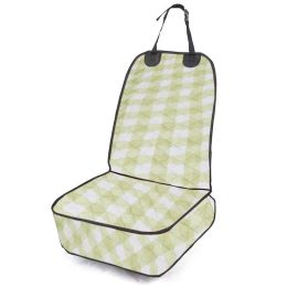 Oxford Cloth Pet Car Cushion Waterproof Vehicle-mounted Dog Bed Co-pilot (Option: Fresh Green-SME031)