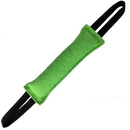 Dog Drag Toy Dog Jute Bite Pillow Durable Training Equipment (Color: green)