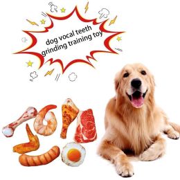 Pet Dog Toys For Small Dogs Funny Simulation Bite Resistant Squeaky Puppy Cat Toy Chew Dogs Toys Pets Products honden speelgoed (Color: as the picture)