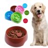 Pet Supplies Dogs Cats Cute Anti-choke Bowl Slow Food Bowl Thickened Plastic Bowl Pet Single Bowl Obesity Prevention Puzzle Bowl