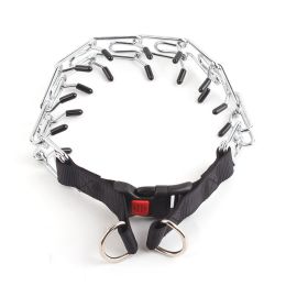 Dog Prong Collar; Adjustable Dog Training Collar For Medium Large Dogs; Pet Collar (Color: black, size: XL)