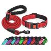 No Pull Dog Harness; Adjustable Nylon Dog Vest & Leashes For Walking Training; Pet Supplies