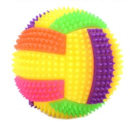 Pet Ball Toy For Dog & Cat; Bouncy Ball Toy With LED Light; Dog Chew Toys; Interactive Dog Toys (Color: Colorful)