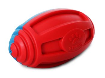 Pet Life Gridiron Football Durable Water Floating Chew And Fetch Dog Toy (SKU: DT18RDB)