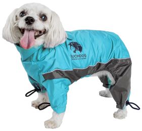 Touchdog Quantum-Ice Full-Bodied Adjustable and 3M Reflective Dog Jacket w/ Blackshark Technology (size: large)