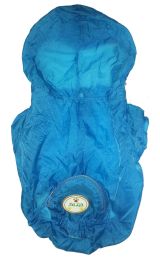 The Ultimate Waterproof Thunder-Paw Adjustable Zippered Folding Travel Dog Raincoat (size: X-Small)