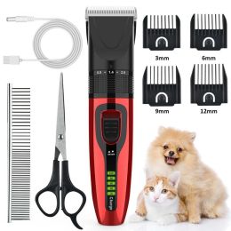 Pet Grooming Kit With Scissor And Comb (size: One Size)