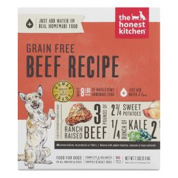 The Honest Kitchen - Dog Food - Grain-Free Beef Recipe - Case of 6 - 2 lb. (SKU: 2146462)