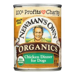 Newman's Own Organics Chicken Grain Free Dinner - Organic - Case of 12 - 12.7 oz. (SKU: 1193895)