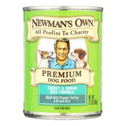 Newman's Own Organics Premium Turkey and Brown Rice - Case of 12 - 12.7 oz. (SKU: 713552)