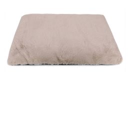 Removable And Washable Dog Mat Cat Mat For Sleeping Anti-tearing Blanket Kennel Floor Mat Pet Mattress Mattress Quilt (Option: Light Tea Brown-XL55x82cm)