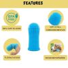 Dog Super Soft Pet Finger Toothbrush Teeth Cleaning Silicone Tooth Brush Tool Dog Cat Cleaning