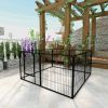 8-Panels High Quality Wholesale Cheap Best Large Indoor Metal Puppy Dog Run Fence / Iron Pet Dog Playpen