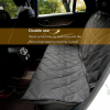 Pet Dog Car Seat Cover Rear BackTravel Waterproof Bench Protector Luxury -Black XH