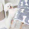 1pc Pet Bed Mat; Thickened Cat And Dog Sleeping Pad; Warm Double-sided Blanket Kennel