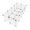 Pet Playpen,Fence Cage with Bottom for Small Animals Guinea Pigs, Hamsters, Bunnies, Rabbits YF