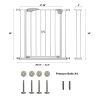 Easy Walk Thru Pet Gate Safety Gate Durability Dog Gate For House; Stairs; Doorways; Fits Openings 29.5" to 32"