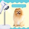 Hands Free Hair Dryer Holder; for men and pets; Hair Dryer Stand Holder; Adjustable Height; 360Â¬âˆž adjustable angle