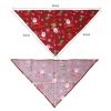 Holiday Dog Bandanas Classic Christmas Cat Triangle Bibs Pets Scarf Accessories for Small Medium Large Size Pets Festival Props