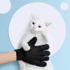 Pet Hair Removal Gloves Massager Bath Cleaning Tool For Dogs Cats