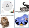 FluffyDream Automatic Electric Magnetic Spinning Cat Toys; Interactive; Rotation Cat Exercise Teaser Toy with Emulational Mouse; Fluffy Tails; Toys fo