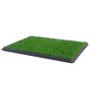 Puppy Dog Pet Potty Training Pee Grass Pad Mat House Toilet Indoor