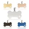 Stainless Steel Bone Shaped Pendant For Cat Collars; Metal Pendant For Pet Necklace; Pet Supplies