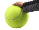 9.5 inch big tennis pet bite toy big inflatable tennis supplies outdoor cricket