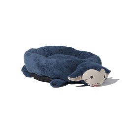 Cartoon Winter Warm Universal Pet Nest (Option: Blue monkey)