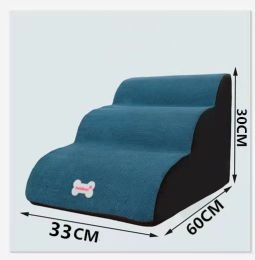 Small Dog Teddy On The Sofa To Bed Climbing Ladder Slope Model (Option: Four layers blue-Figure)