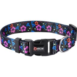 Digital Printing Adjustable Pet Collar (Option: Lead An Ox-M)